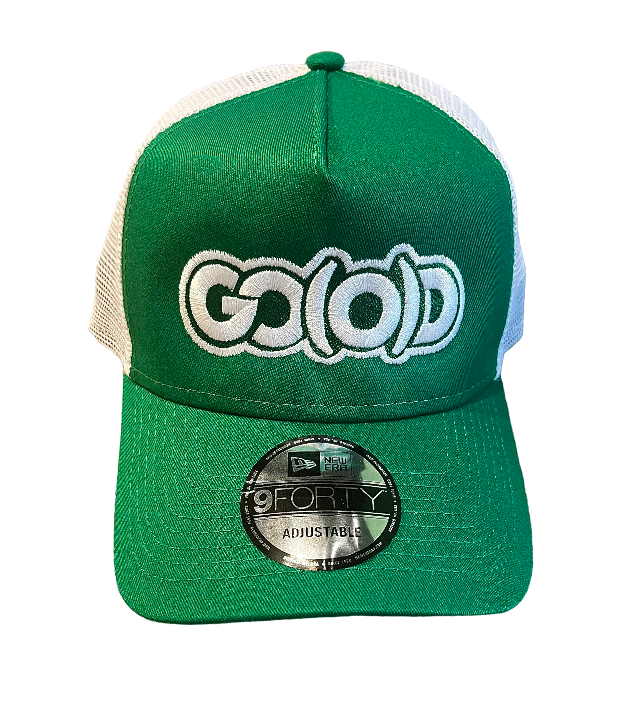 新品【Green】MISSION DISTRICT TRUCKER CAP GO(O)D TRUCKER HAT-GREEN/WHITE | GO(O)D CO. APPAREL