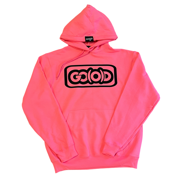 GO(O)D Inbox Logo Hoodie-Pink/Black