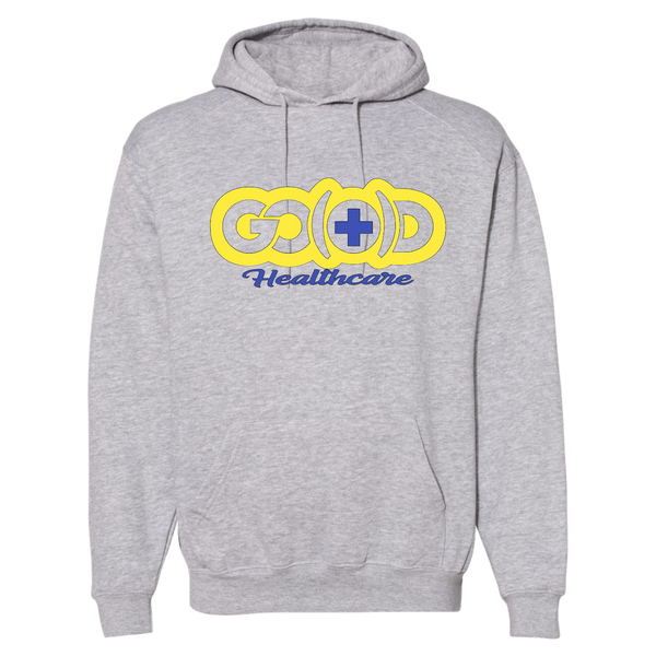 *pre-order* GO(O)D Health Care Hoodie-gray/yellow/blue