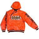 **READ PREORDER AGREEMENT** GO(O)D Tiger Stripes Leather Hoodie-Orange/Black/White