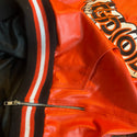 **READ PREORDER AGREEMENT** GO(O)D Tiger Stripes Leather Hoodie-Orange/Black/White