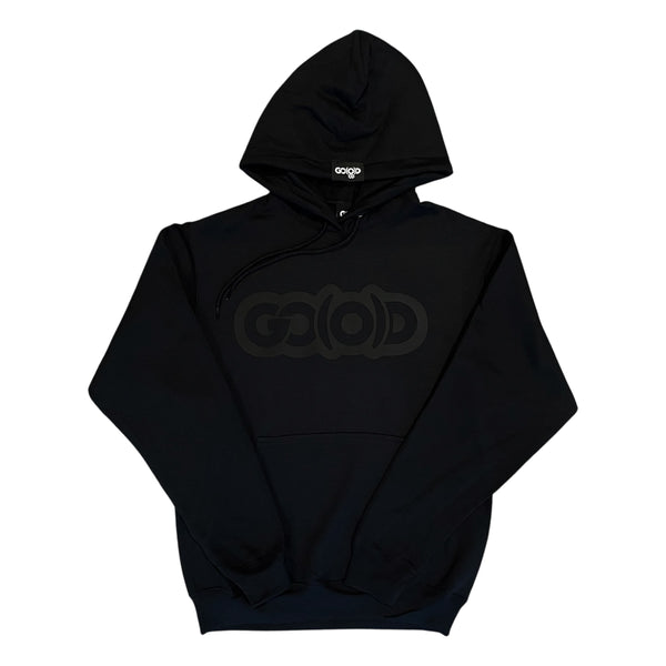 GO(O)D HOODIE-Black/Black