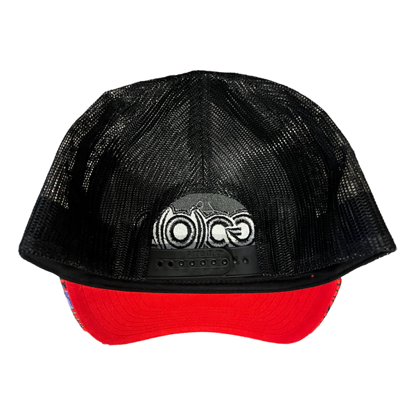 GO(O)D TROPICAL TRUCKER HAT-Red/Black/White