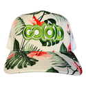 GO(O)D TROPICAL TRUCKER HAT-White/Green/Pink