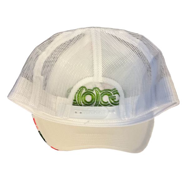 GO(O)D TROPICAL TRUCKER HAT-White/Green/Pink