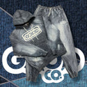 *PRE ORDER* GO(O)D Inbox Logo Denim Suit-Denim/White