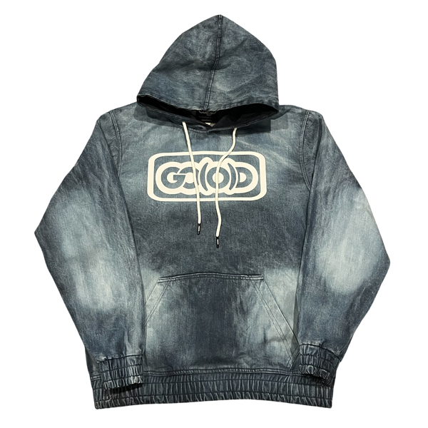 *PRE ORDER* GO(O)D Inbox Logo Denim Suit-Denim/White