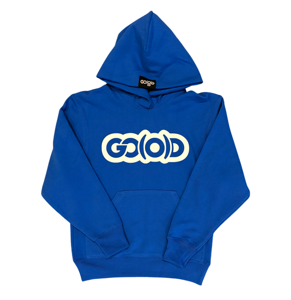 (Y) GO(O)D Classic Hoodie-Royal/White