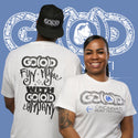 GO(O)D MUSIC FEST TEE-White/Black/Royal Blue