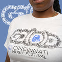 GO(O)D MUSIC FEST TEE-White/Black/Royal Blue