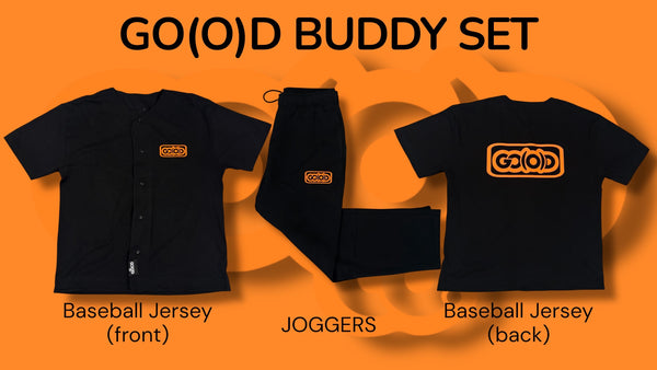 GO(O)D BUDDY SET-Black/Orange