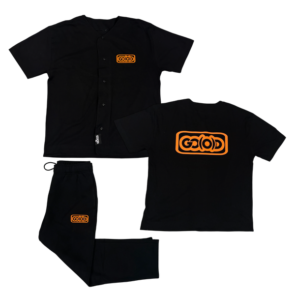 GO(O)D BUDDY SET-Black/Orange