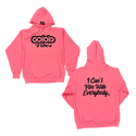 *EXCLUSIVE CANCER AWARENESS EDITION* GO(O)D Vibes Hoodie-Pink/Black