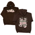 Thankful Hoodie chocolate/cream/pink