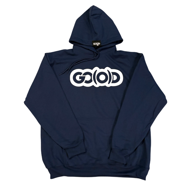 GO(O)D Classic Hoodie-Navy/White