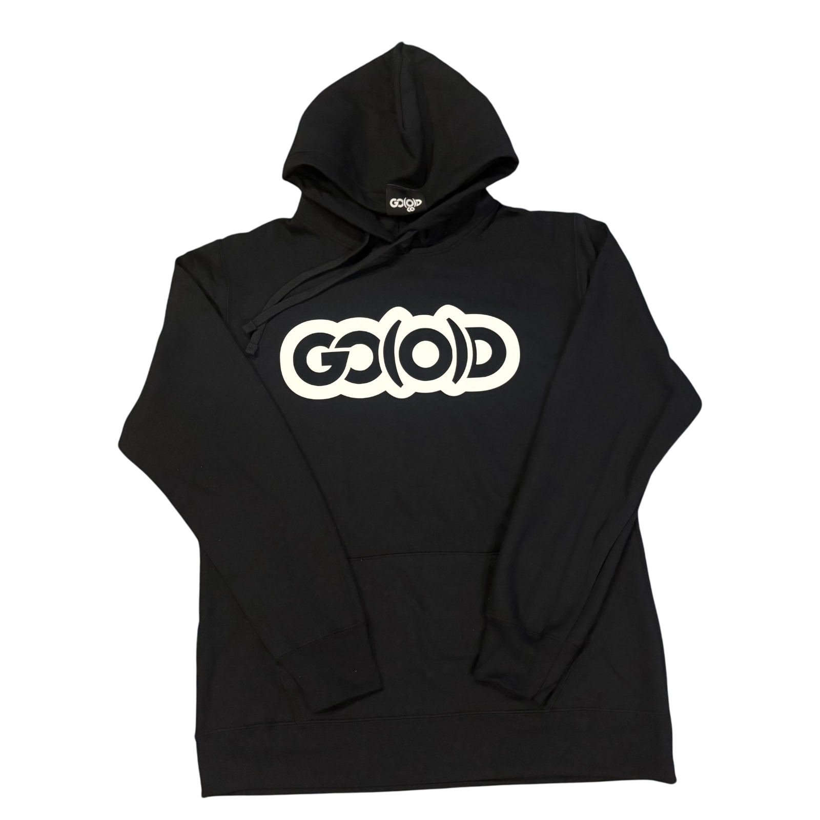Women's GO(O)D Classic Hoodie-Black/White | GO(O)D CO. APPAREL