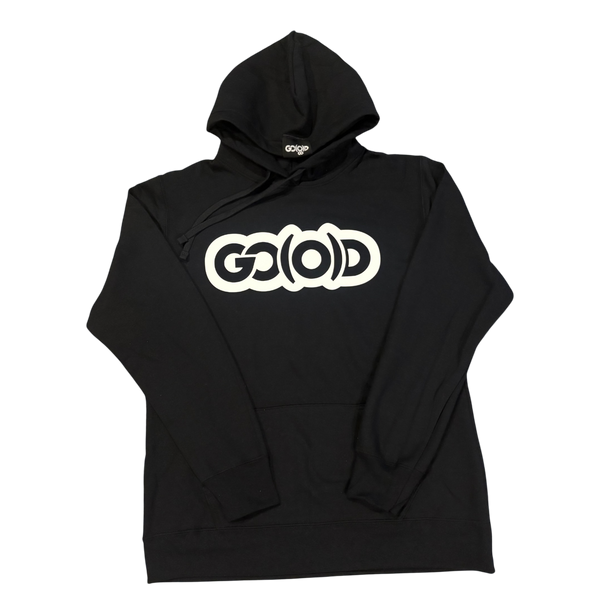 Women's GO(O)D Classic Hoodie-Black/White | GO(O)D CO. APPAREL Women's GO(O)D Classic Hoodie-Black/White | GO(O)D CO. APPAREL